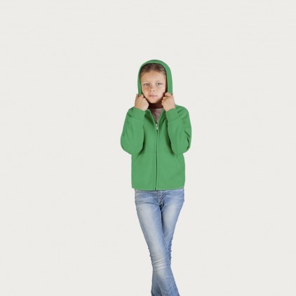 Veste double polaire à capuche Enfants promotion - KB/kelly green-black (798_E1_I_F_.jpg)