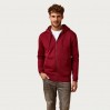 X.O Zip Hoodie Jacke Männer - A5/Berry (1650_E1_A_5_.jpg)