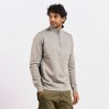 Sweatshirt col camionneur unisexe avec poches - NW/new light grey (5052_E1_Q_OE.jpg)