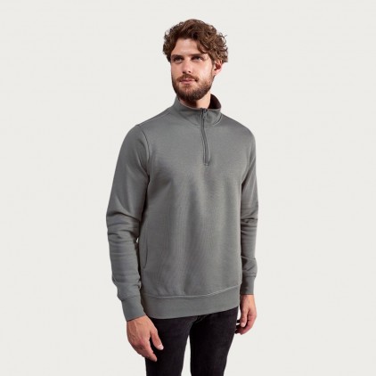 Unisex Troyer Sweatshirt Frauen und Herren - SG/steel gray (5052_E1_X_L_.jpg)