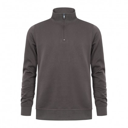 Sweatshirt col camionneur unisexe grandes tailles avec poches - CA/charcoal (5052_G1_G_L_.jpg)