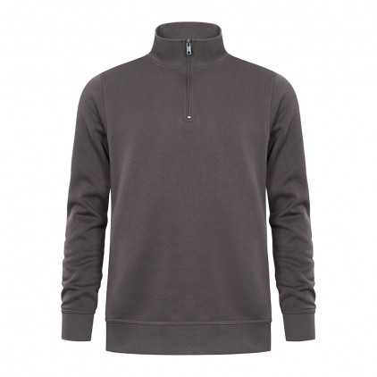 Unisex Troyer Sweatshirt Plus Size Frauen und Herren - CA/charcoal (5052_G1_G_L_.jpg)