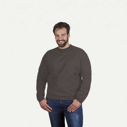 Premium Sweatshirt Plus Size Herren Sale - HG/hunting green (5099_L1_H_P_.jpg)