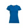 Slim-Fit V-Ausschnitt T-Shirt Frauen - 46/turquoise (3086_G1_D_B_.jpg)