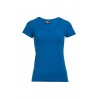 T-shirt slim col V Femmes - 46/turquoise (3086_G1_D_B_.jpg)
