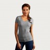 Slim Fit V-Neck T-shirt Women - 03/sports grey (3086_E1_G_E_.jpg)