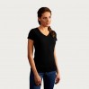 Slim Fit V-Neck T-shirt Women - 9D/black (3086_E1_G_K_.jpg)
