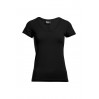 Slim-Fit V-Ausschnitt T-Shirt Frauen - 9D/black (3086_G1_G_K_.jpg)