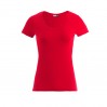 Slim Fit V-Neck T-shirt Women - 36/fire red (3086_G1_F_D_.jpg)