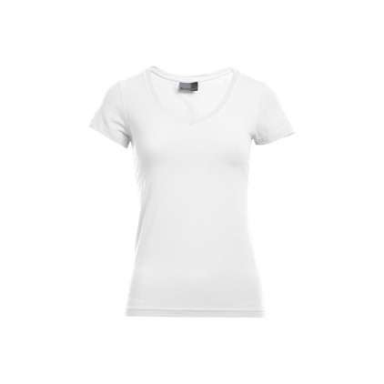 Slim Fit V-Neck T-shirt Plus Size Women