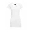 Slim Fit V-Neck T-shirt "long" Women - 00/white (3087_G1_A_A_.jpg)