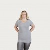 Slim Fit V-Neck T-shirt "long" Plus Size Women - 03/sports grey (3087_L1_G_E_.jpg)