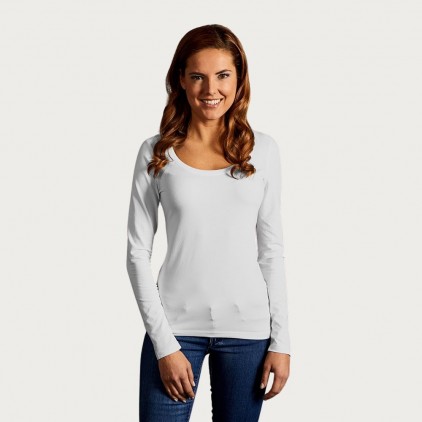 Slim-Fit Langarmshirt Frauen