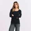 Slim-Fit Langarmshirt Frauen - 9D/black (4085_E1_G_K_.jpg)