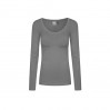 T-shirt slim manches longues grandes tailles Femmes - SG/steel gray (4085_G1_X_L_.jpg)