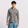 Heavy Langarm-Poloshirt Männer - SG/steel gray (4600_E1_X_L_.jpg)