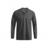 Heavy Longsleeve Polo shirt Men - SG/steel gray (4600_G1_X_L_.jpg)