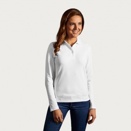 Heavy Longsleeve Polo shirt Women - 00/white (4605_E1_A_A_.jpg)