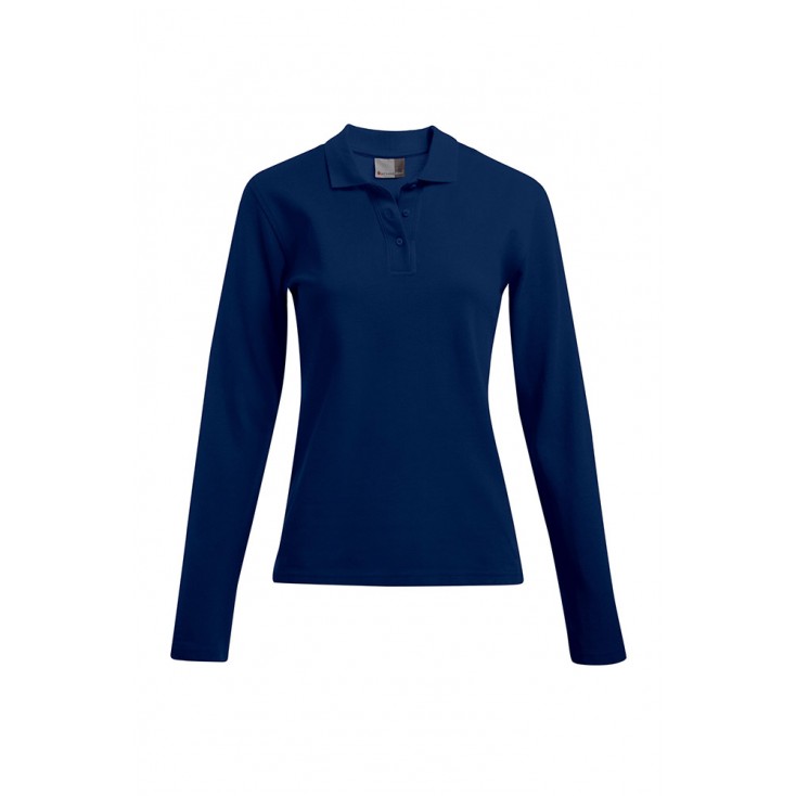 Heavy Longsleeve Polo shirt Women - 54/navy (4605_G1_D_F_.jpg)
