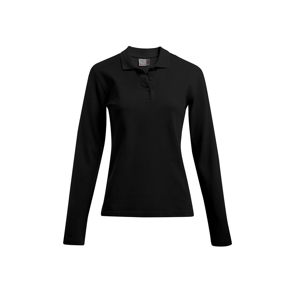 Are promodoro Casual | Heavy Frauen für | Langarm-Poloshirt We