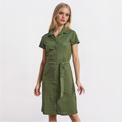 Robe de polo Femmes - CS/khaki (CS-8000_E1_C_H_.jpg)