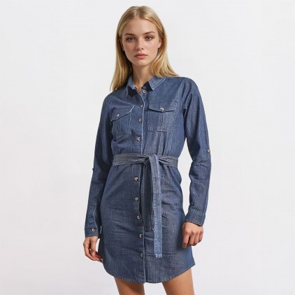 Robe en jean Femmes - X2/dark denim (CS-8005_E1_X_2_.jpg)