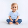 Baby-T-Shirt Baumwolle Kinder - BB/baby blue (110_E1_D_AE.jpg)