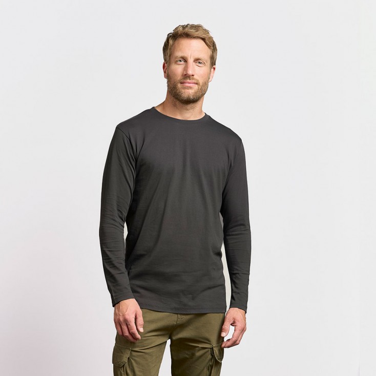 Premium Langarmshirt Männer - CA/charcoal (4099_E1_G_L_.jpg)
