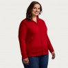 Stehkragen Zip Jacke Plus Size Frauen - 36/fire red (5295_L1_F_D_.jpg)