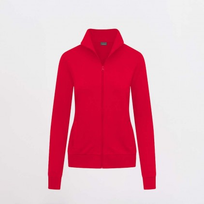 Stand-Up Collar Jacket Plus Size Women - 36/fire red (5295_L1_F_D_.jpg)