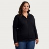 Stehkragen Zip Jacke Plus Size Frauen - 9D/black (5295_L1_G_K_.jpg)