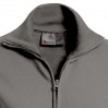 Stehkragen Zip Jacke Plus Size Frauen - SG/steel gray (5295_G4_X_L_.jpg)