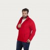 Fleece Jacket C+ Plus Size Men - 36/fire red (7910_L1_F_D_.jpg)
