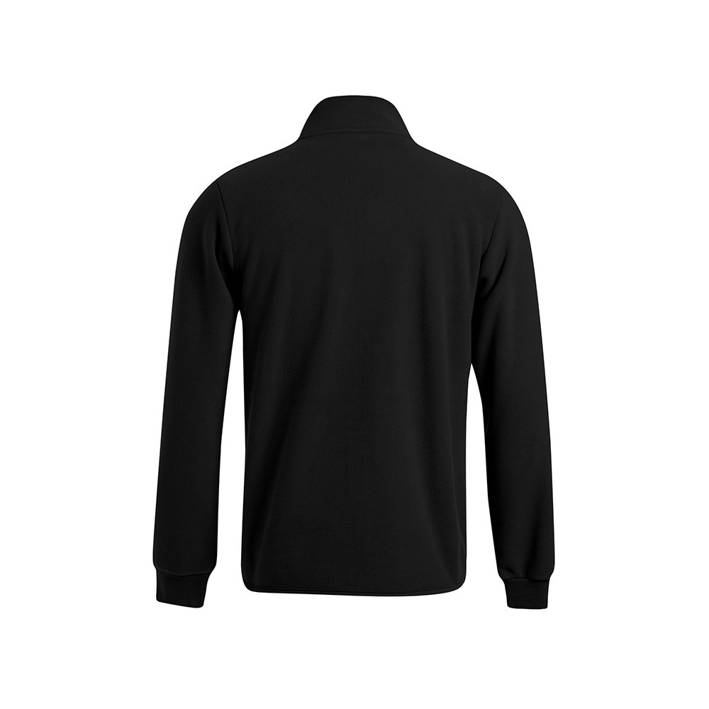 Veste polaire doublée noire homme grande taille - Hommefort