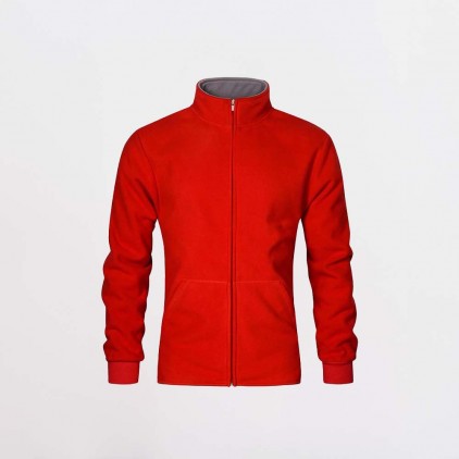 Doppel-Fleece Jacke Plus Size Männer - RT/red-light grey (7971_L1_X_K_.jpg)