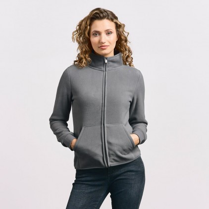 Double Fleece Jacket Women - L9/light grey-black (7985_E1_G_W_.jpg)