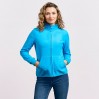 Doppel-Fleece Jacke Frauen - 4G/turquoise-li.grey (7985_E1_L_1_.jpg)