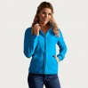 Double Fleece Jacket Women - 4G/turquoise-li.grey (7985_E1_L_1_.jpg)