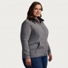 Double Fleece Jacket Plus Size Women - L9/light grey-black (7985_L1_G_W_.jpg)