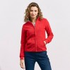 Doppel-Fleece Jacke Frauen - RT/red-light grey (7985_E1_X_K_.jpg)