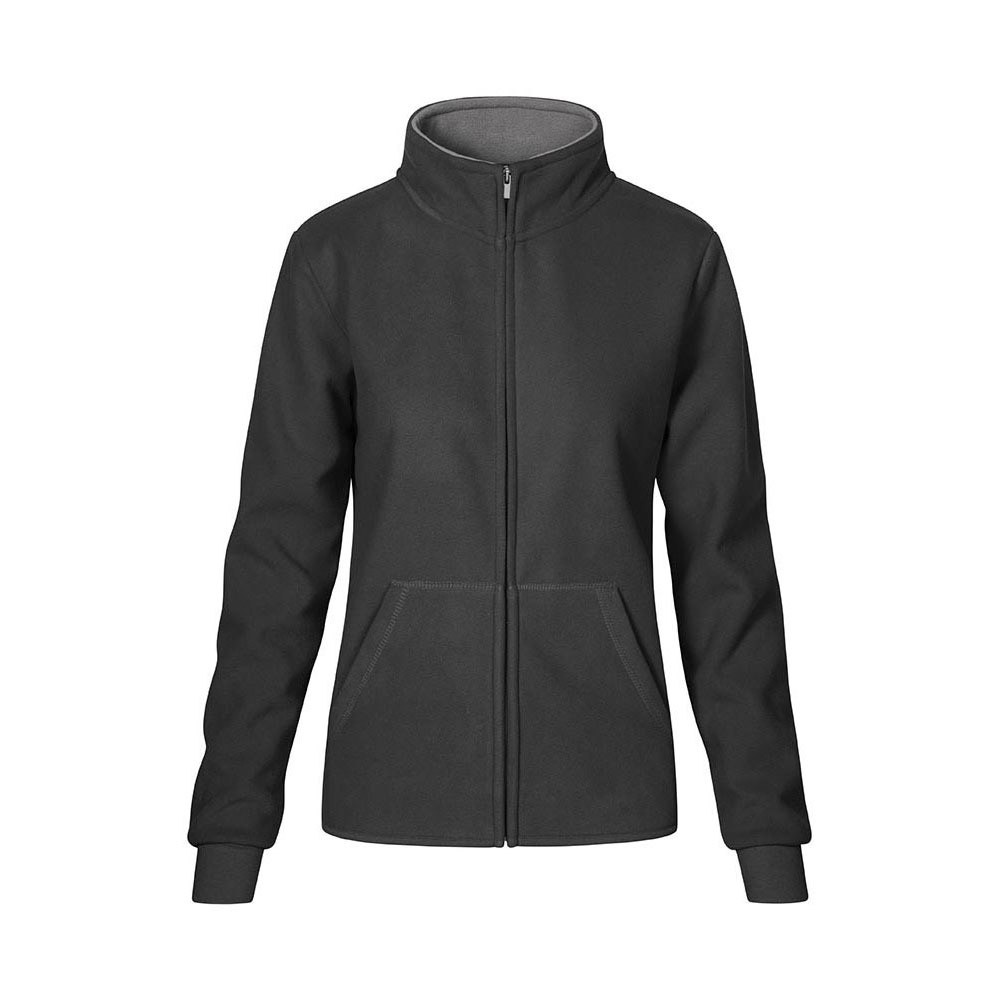 Veste polaire doublée noire homme grande taille - Hommefort