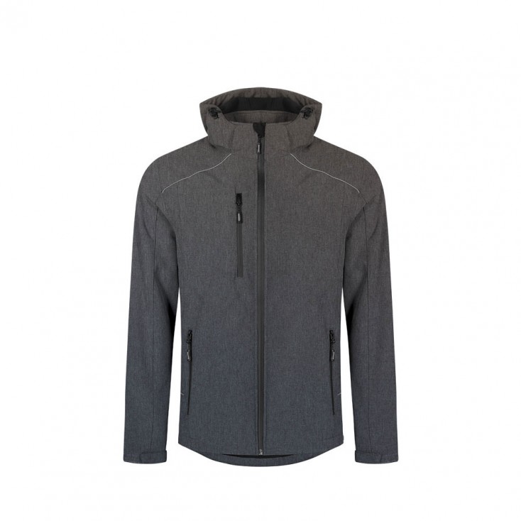 Softshell Jacket Men - HY/heather grey (7850_G1_G_Z_.jpg)