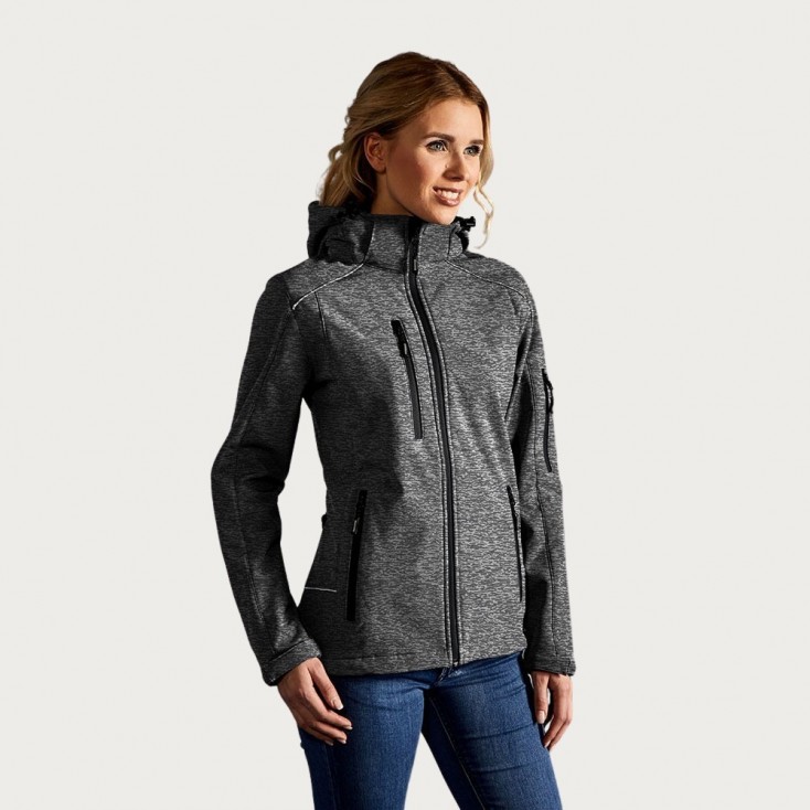 Softshell Jacket Women - HY/heather grey (7855_E1_G_Z_.jpg)