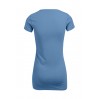 Slim-Fit V-Ausschnitt T-Shirt "Lang" Frauen Sale - AB/alaskan blue (3087_G3_D_S_.jpg)