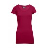 Slim Fit V-Neck T-shirt "long" Women Sale - CB/cherry berry (3087_G1_F_OE.jpg)