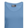 T-shirt long col V slim grande taille Femmes promotion - AB/alaskan blue (3087_G4_D_S_.jpg)
