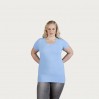 Slim Fit V-Neck T-shirt "long" Plus Size Women Sale - AB/alaskan blue (3087_L1_D_S_.jpg)