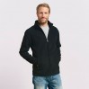 Double Fleece Zip Jacket Men - 99/black-black (7961_E1_N_D_.jpg)