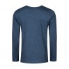 T-shirt manches longues col V Hommes - HB/heather blue (1460_G2_G_UE.jpg)