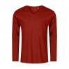 T-shirt manches longues col V Hommes - T1/terracotta (1460_G1_P_8_.jpg)